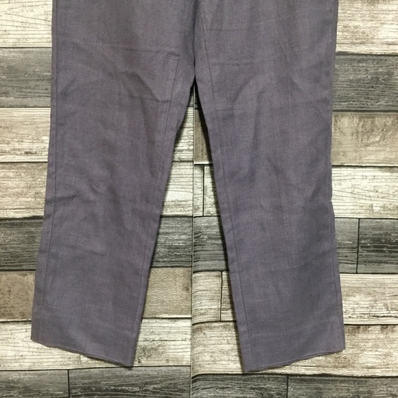 Elevenses Linen Tencel Straight Crop Pants Women’s 2 Gray (Inseam 24.5) - Picture 6 of 9
